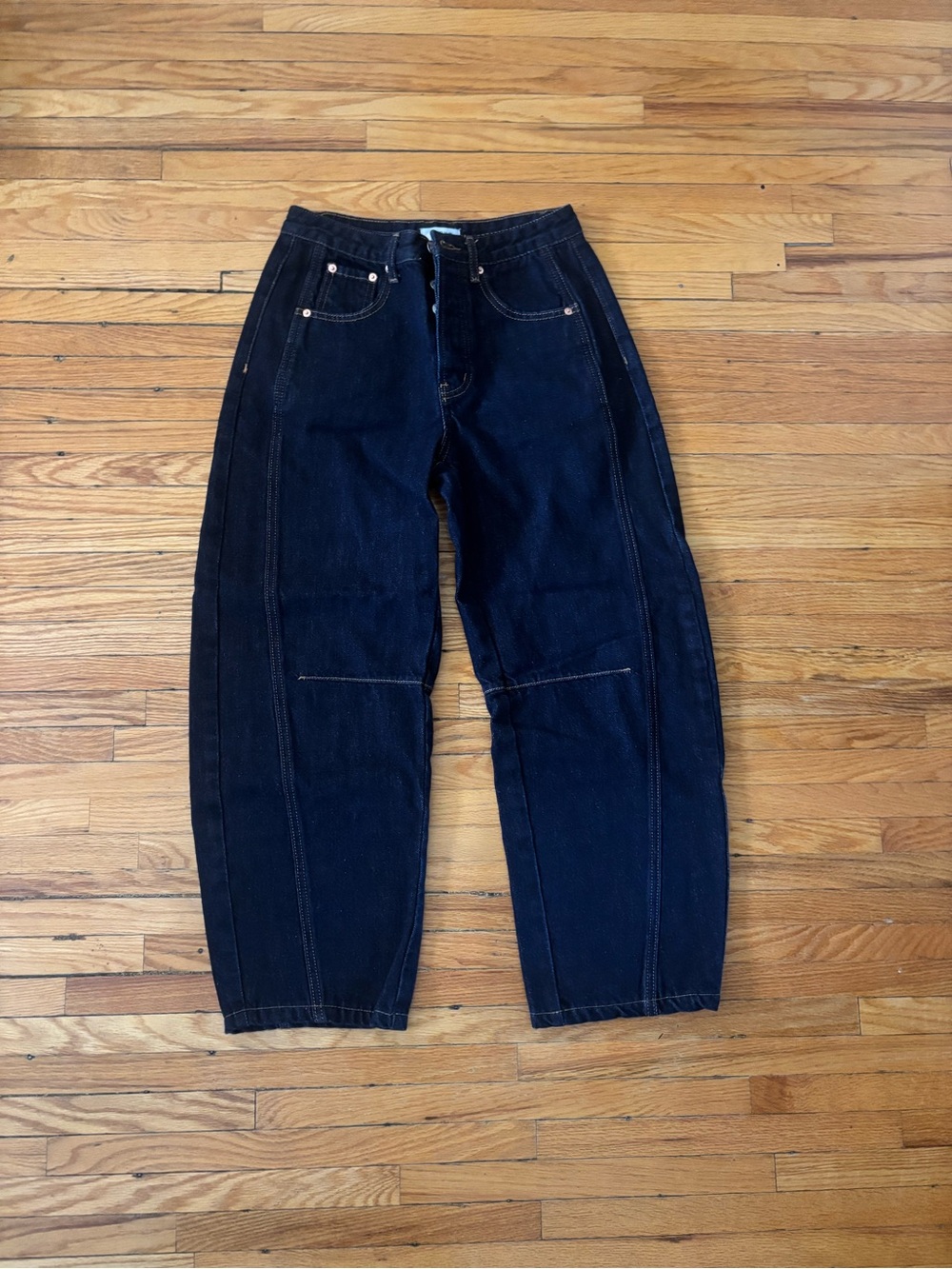 parke horseshoe jeans dark wash